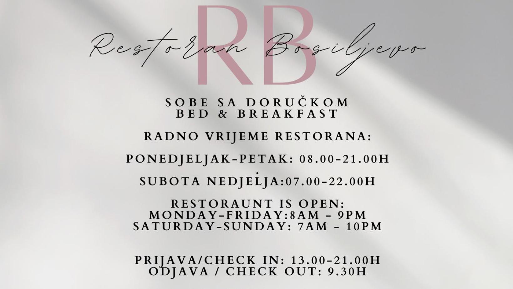 B&B Restoran Bosiljevo Exterior photo